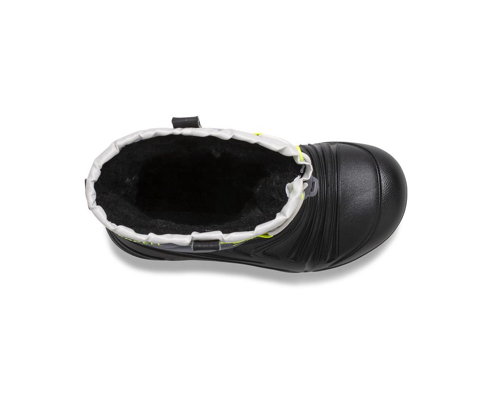 Botas Criança - Merrell Snow Quest Lite 2.0 Waterproof - Pretas/Cinzentas/Verdes - VLP164902